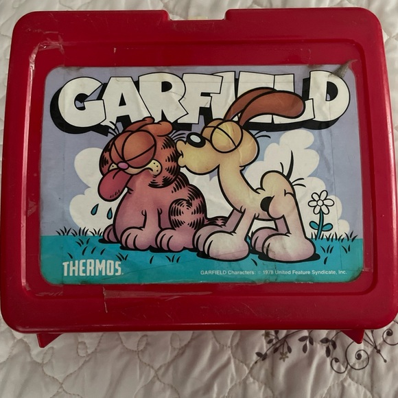 Thermos Other - Vintage 1978 Thermos Garfield Red Lunchbox